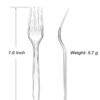 360 Count Extra Heavy Duty Clear Plastic Forks Disposable, BPA-Free