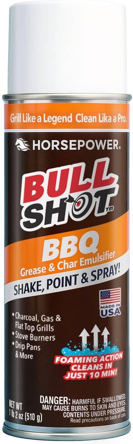 Horsepower Bull Shot BBQ Grill Cleaner, Super-Concentrated, - Image 2