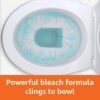 Amazon Basics Toilet Bowl Cleaner with Cling Action Formula, Bleach, Fresh Scent, 24 Fl Oz, Pack of 2