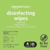 Amazon Basics Disinfecting Wipes, Lemon & Fresh